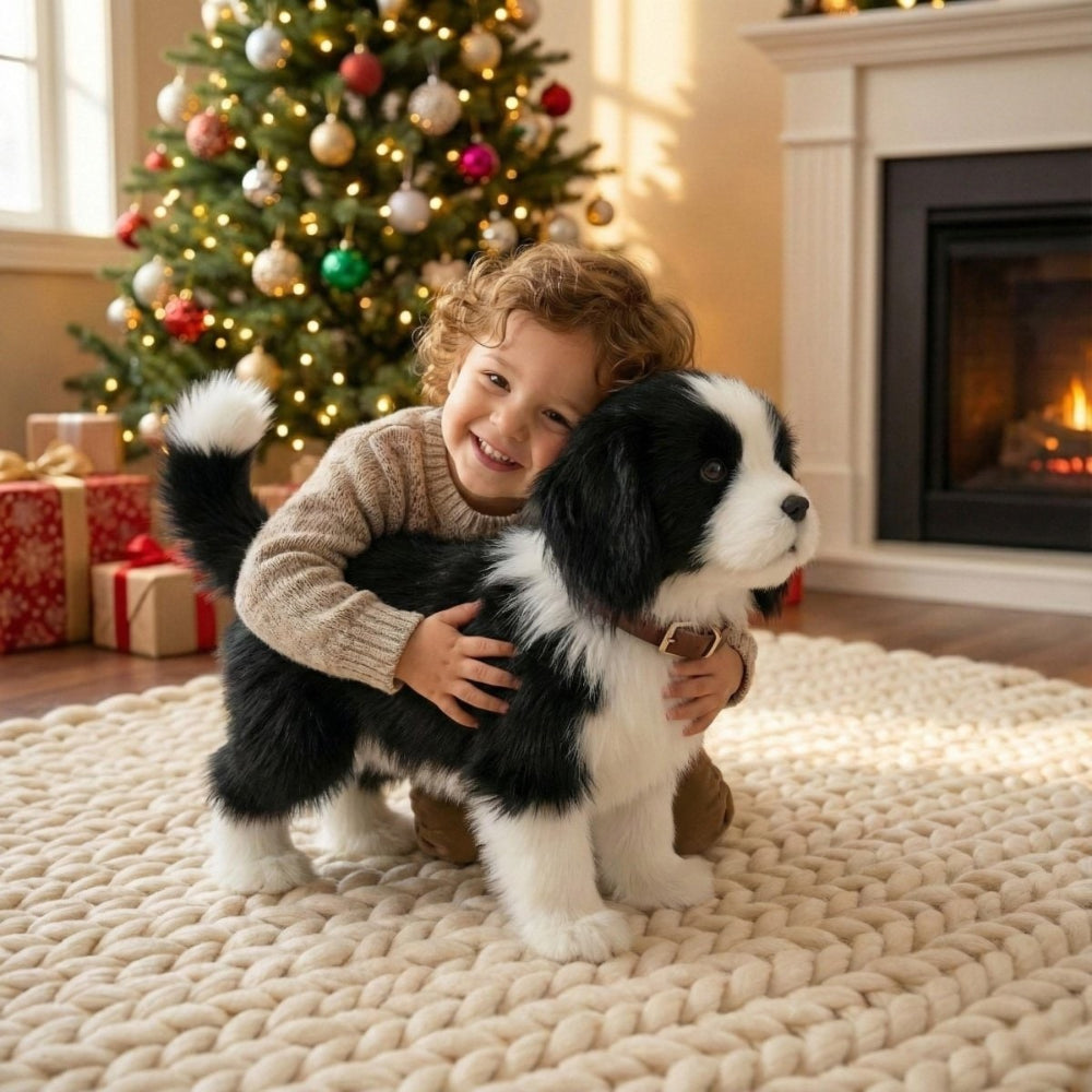 Lively Robotic Puppy Companion with Walking and Barking Features