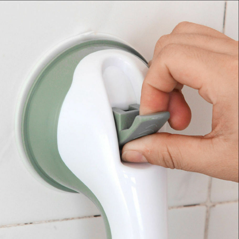 Secure Suction Cup Handle for Shower Safety in Bathroom