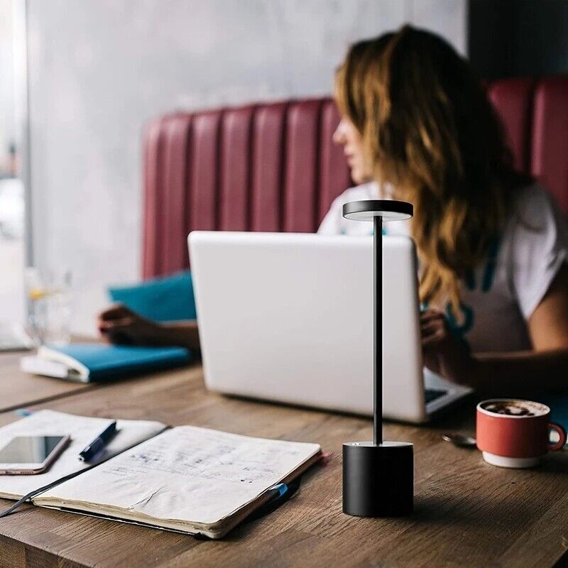 LED Table Lamp for Living Room - Cordless and Rechargeable Design