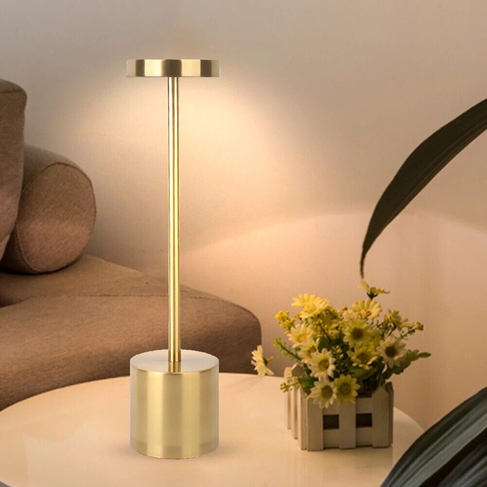 LED Table Lamp for Living Room - Cordless and Rechargeable Design