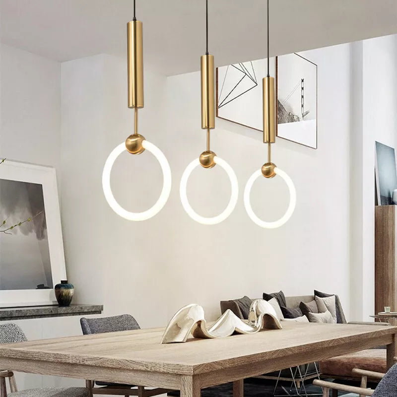 Nordic Elegance Linear Pendant Light | Sleek & Energy Efficient