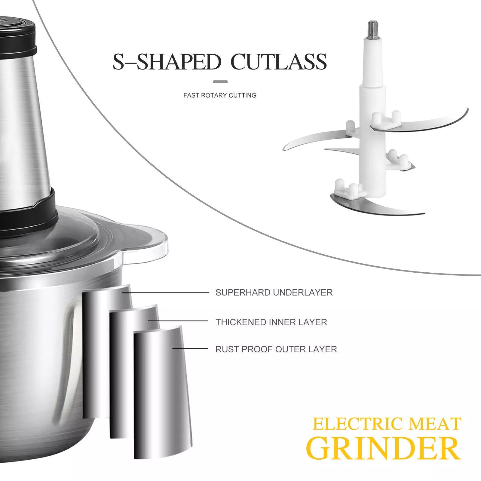 2L Versatile Food Prep Chopper