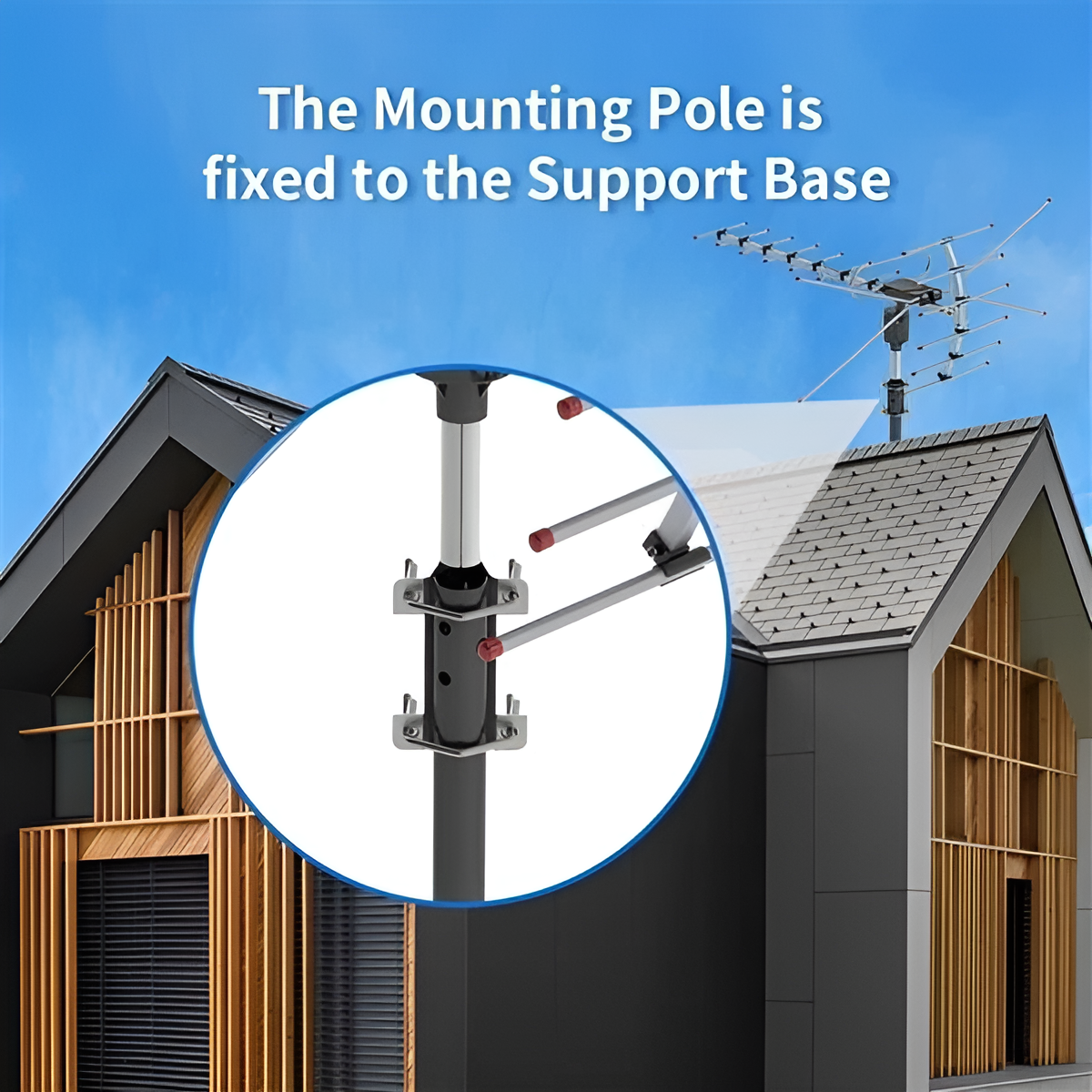 360-Degree Outdoor HD TV Antenna for Exceptional Signal Reception