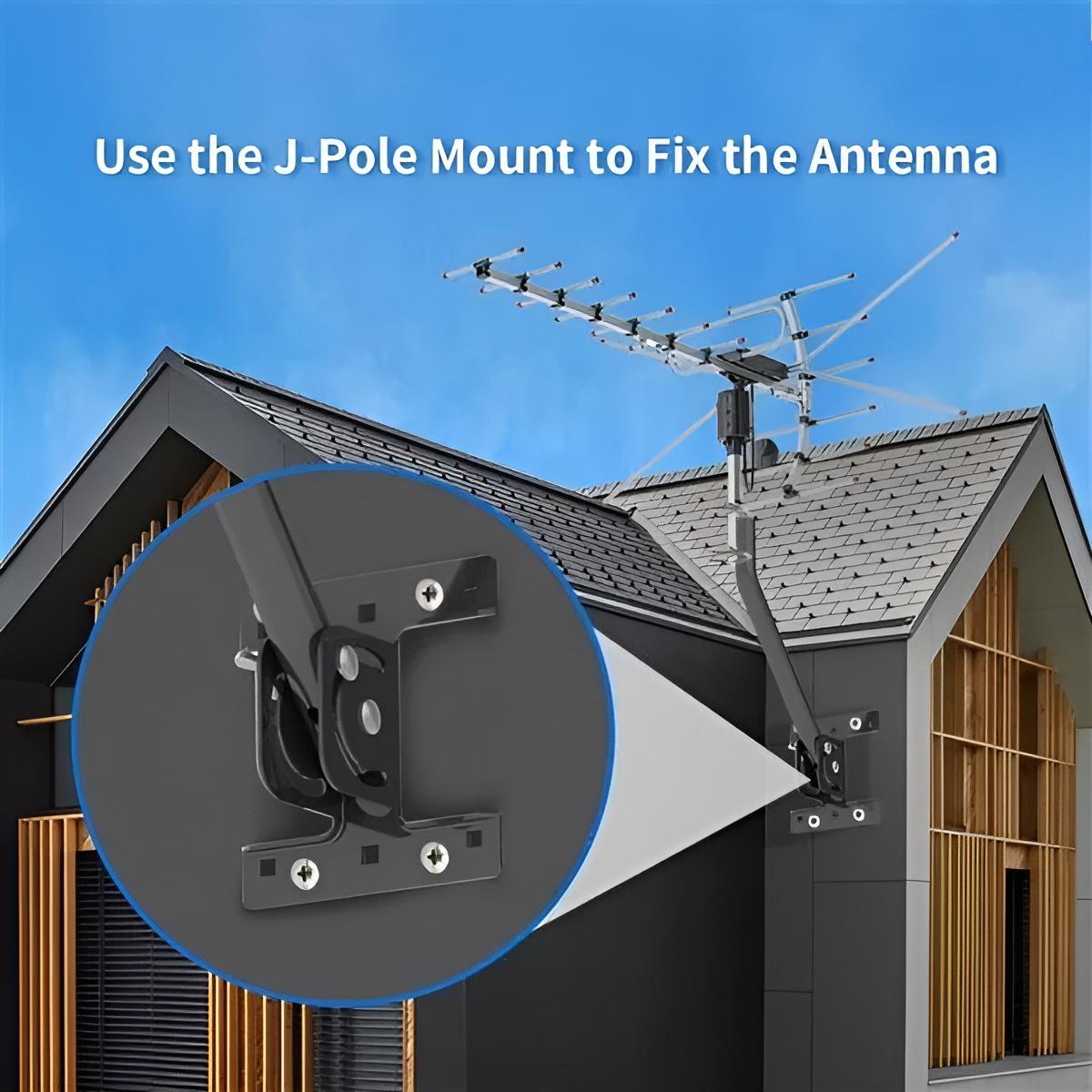 360-Degree Outdoor HD TV Antenna for Exceptional Signal Reception