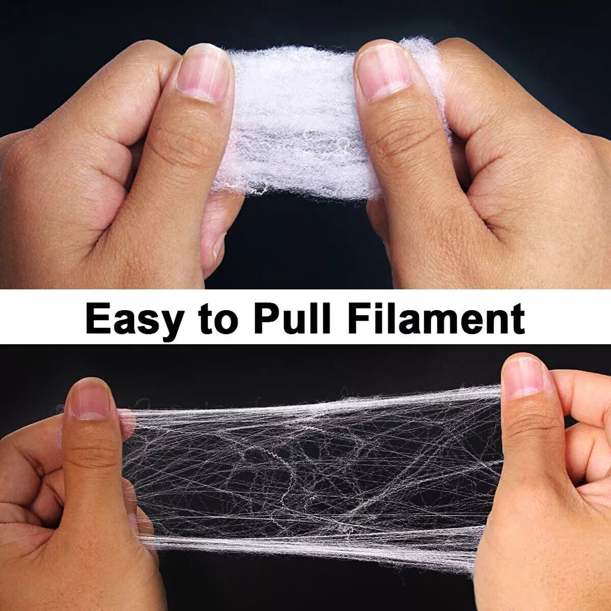Large Outdoor Halloween Spider Web Decoration Durable Weather-Resistant Fabric