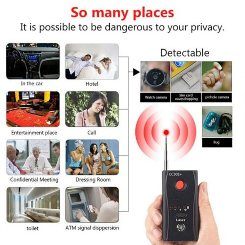 Covert Camera and Microphone Finder - Bug Detection Device