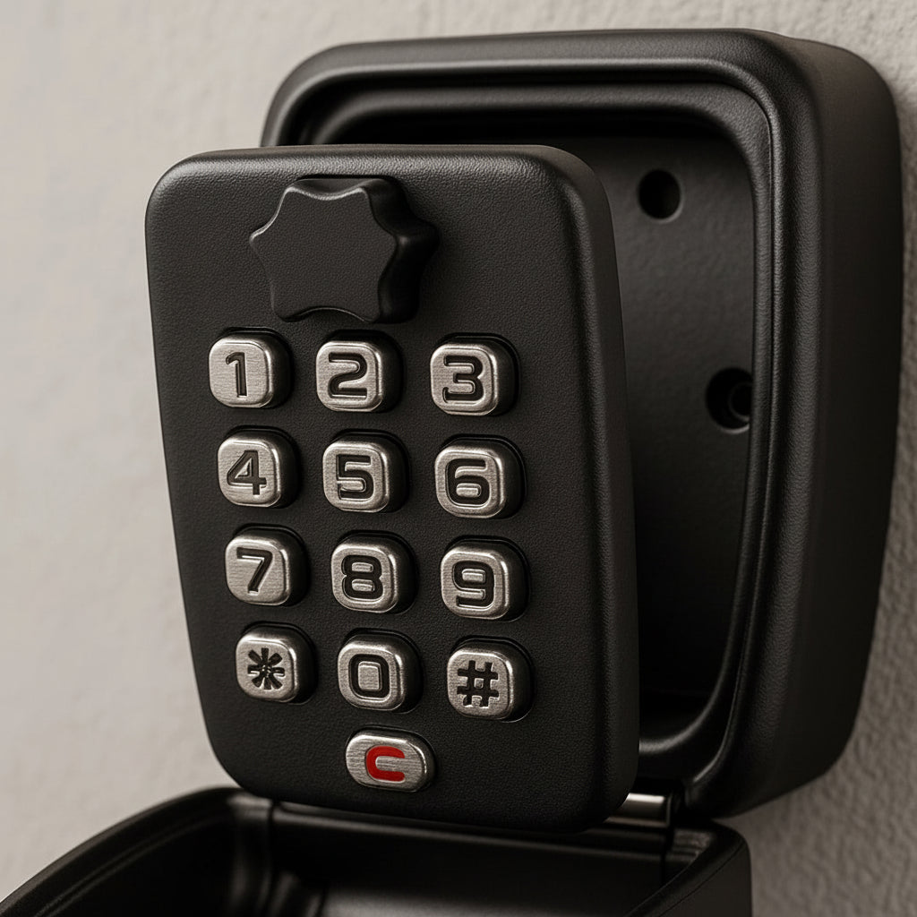 SecureKey Vault: Waterproof Wall-Mounted Key Storage Box