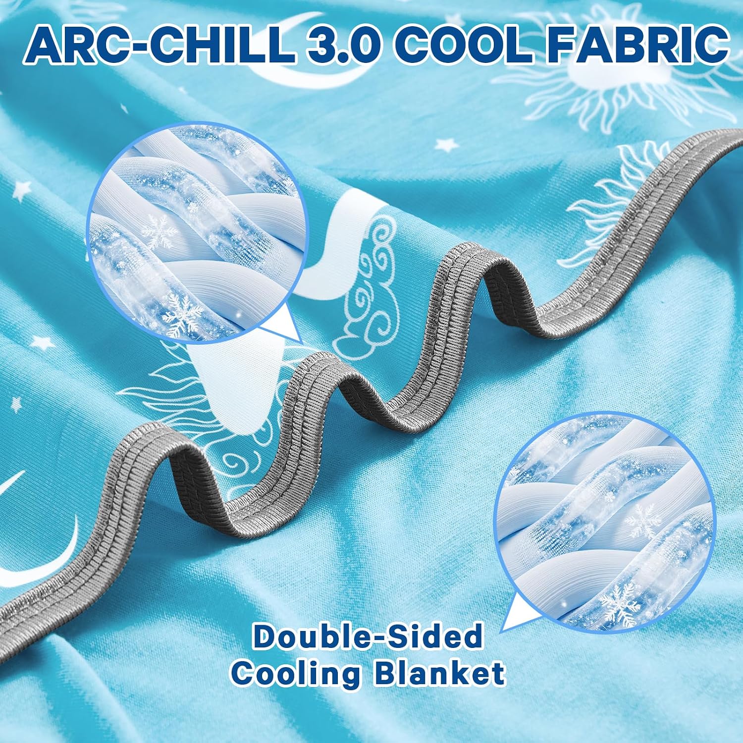 Lightweight Summer Cooling Blanket – Reversible Fabric for Travel and Comfort