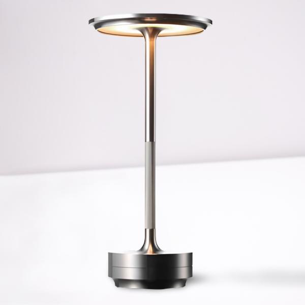 Adjustable Intensity Cordless Table Lamp for Portable Use