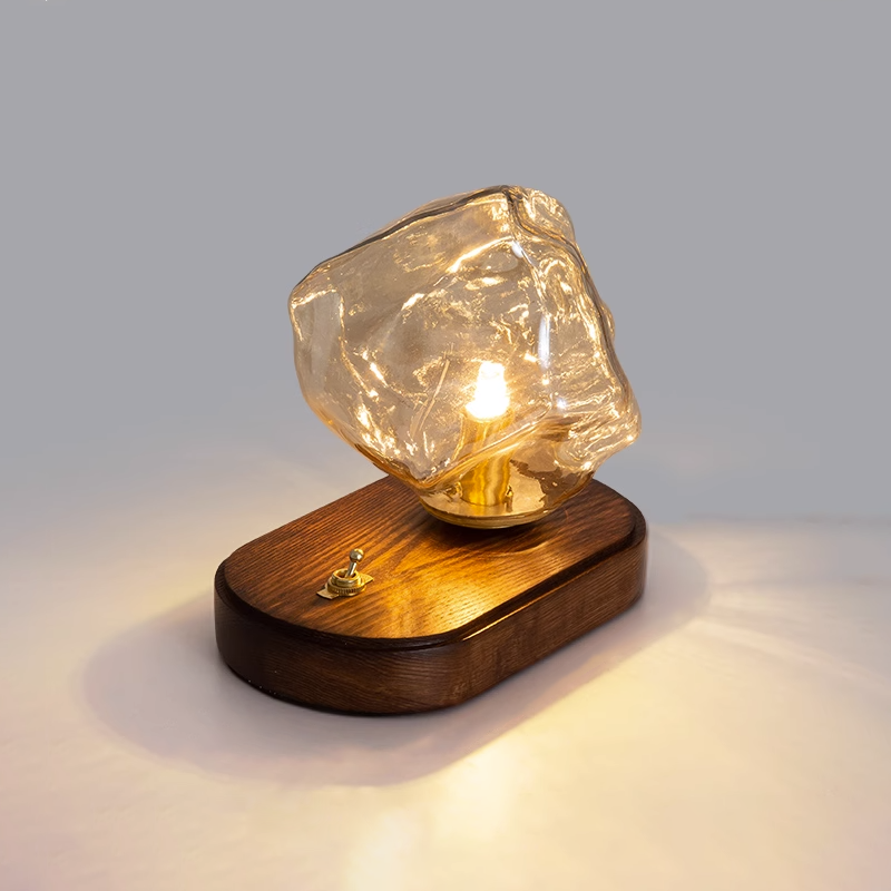 Frosthaven Artistry Table Lamp for Modern Living Spaces