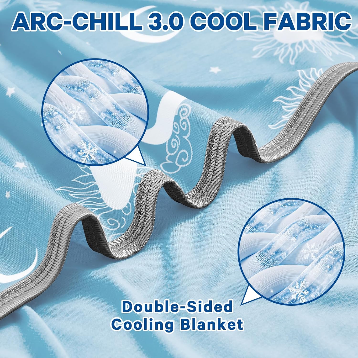 Lightweight Summer Cooling Blanket – Reversible Fabric for Travel and Comfort