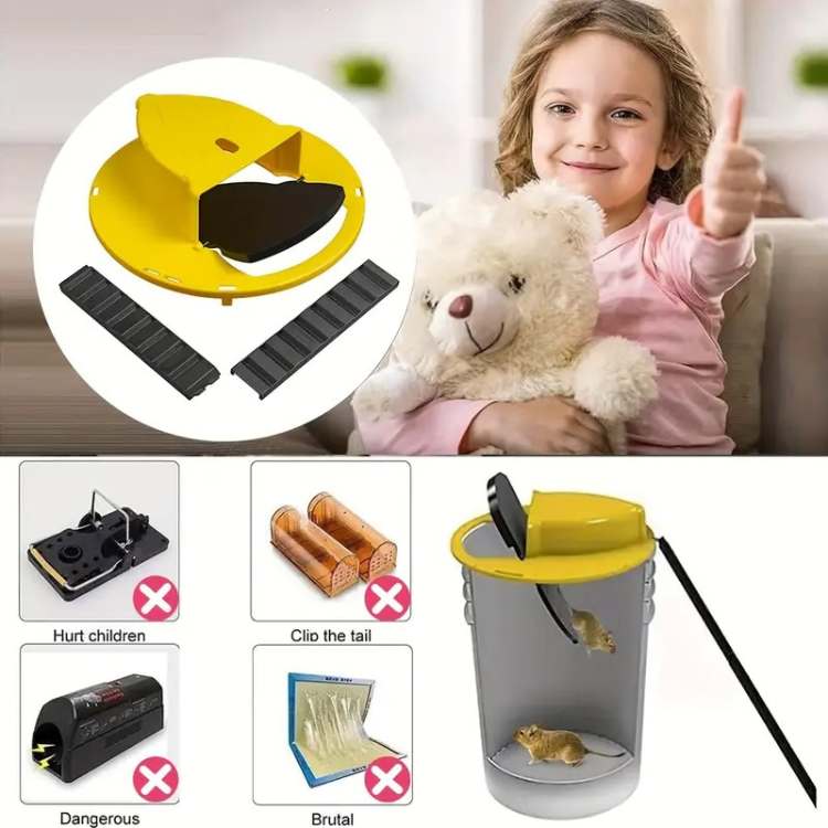 Automatic Tipping Mouse Trap for Multiple Catches