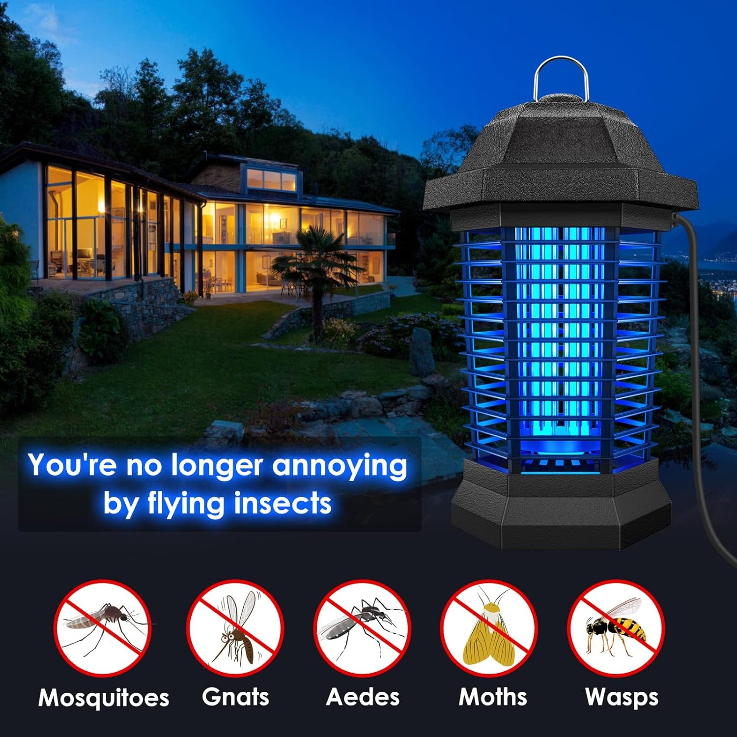 Light Insect Zapper with Electric Function