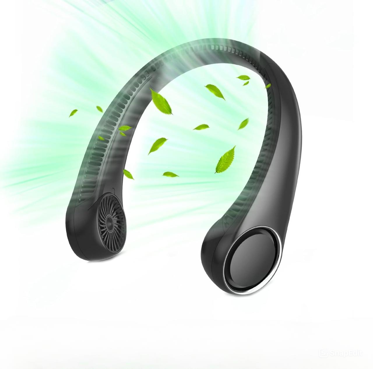 360° Hands-Free Neck Fan for Portable Cooling