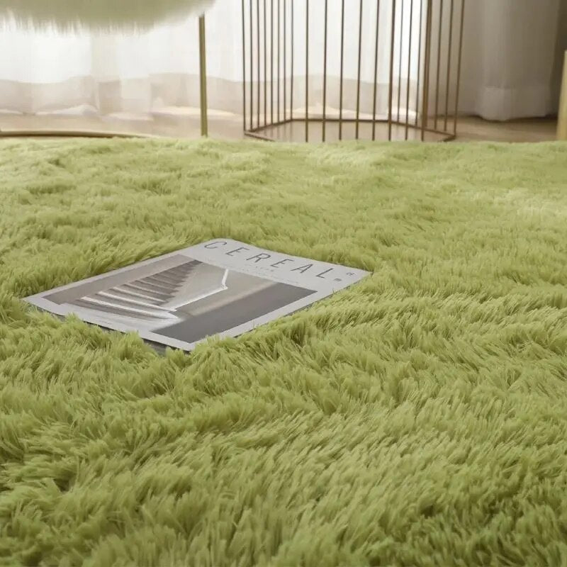 High-Pile Soft Rug – 8 Sizes, 5 Color Options, Non-Slip Design