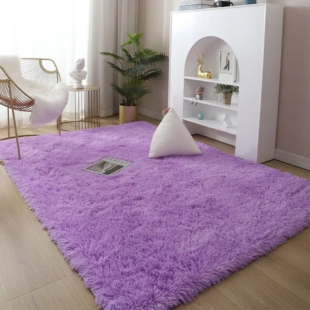 High-Pile Soft Rug – 8 Sizes, 5 Color Options, Non-Slip Design