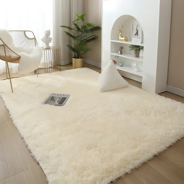 High-Pile Soft Rug – 8 Sizes, 5 Color Options, Non-Slip Design