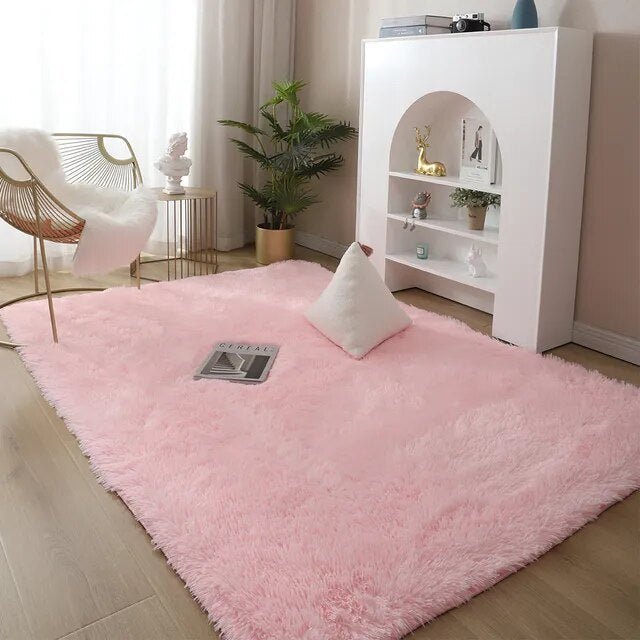 High-Pile Soft Rug – 8 Sizes, 5 Color Options, Non-Slip Design