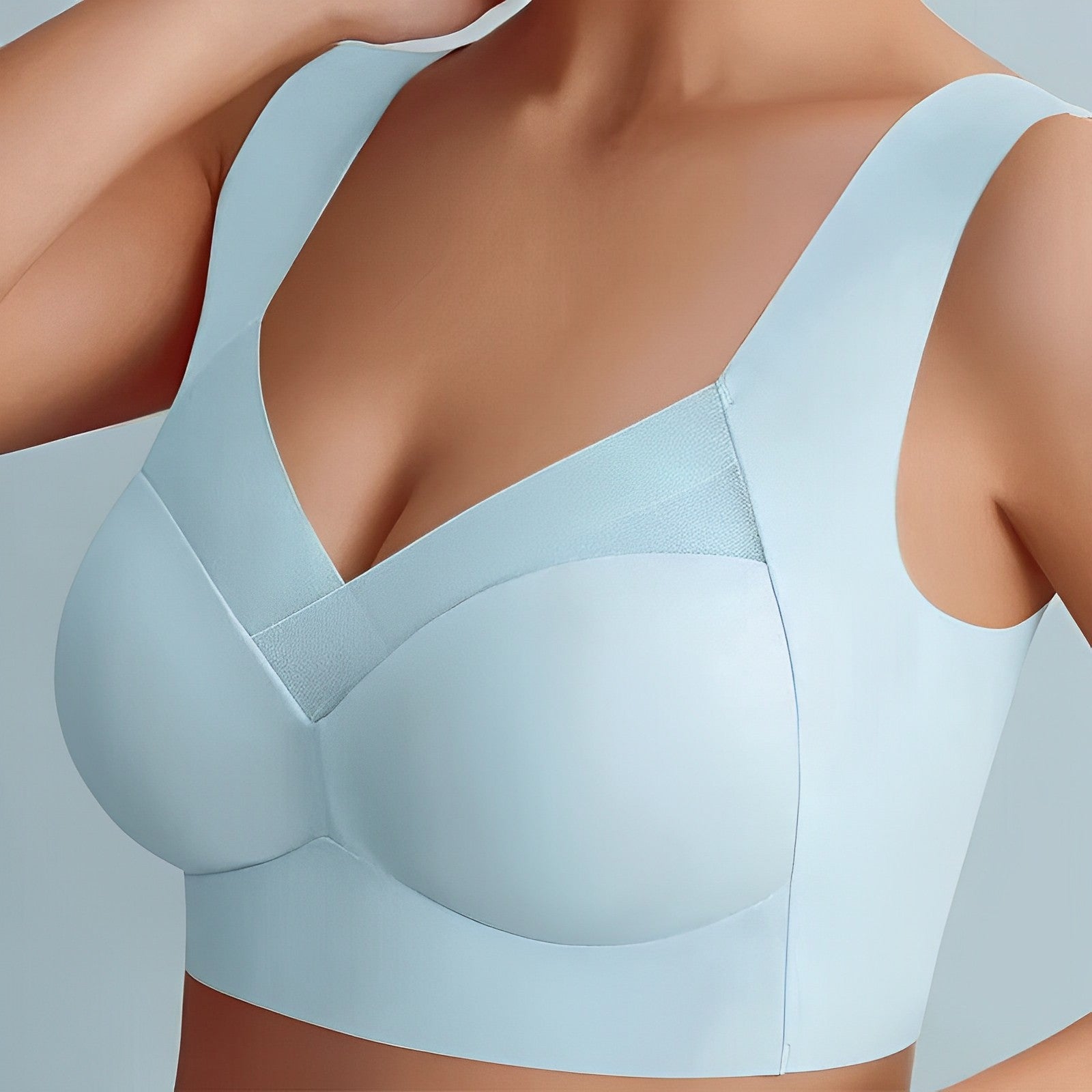 Women's Seamless Bra | Molded Full-Coverage Cups | Wide Straps & Breathable Fabric | Comfortable Fit
