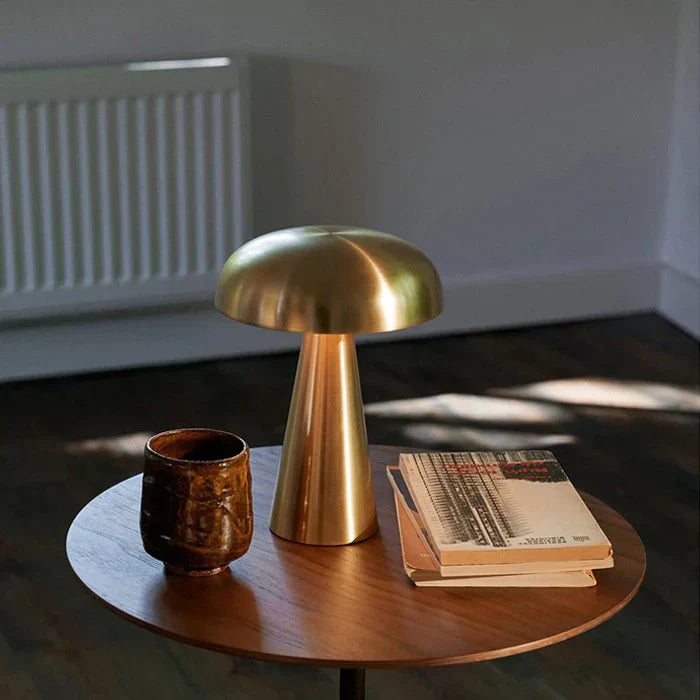 LED Table Lamp in Mushroom Shape – Wireless Design
