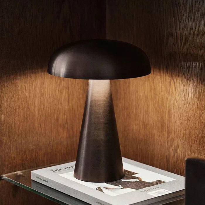 LED Table Lamp in Mushroom Shape – Wireless Design