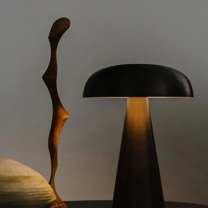 LED Table Lamp in Mushroom Shape – Wireless Design