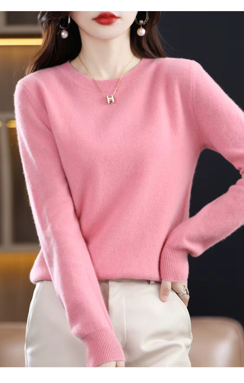 LuxeCashmere Women's Pure Merino Wool Sweater Collection