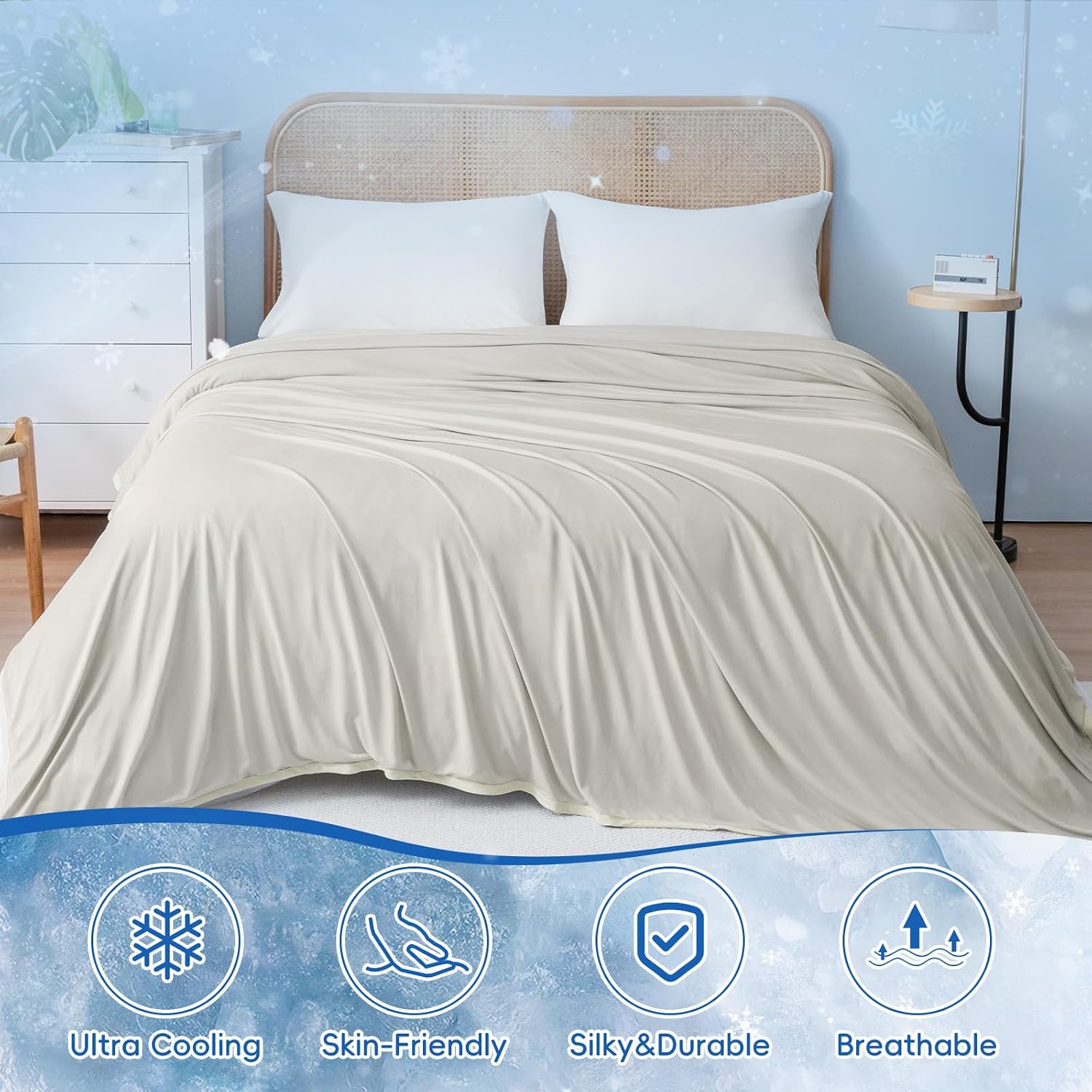 Cooling Blanket with Arc-Chill Technology - Lightweight for Hot Sleepers