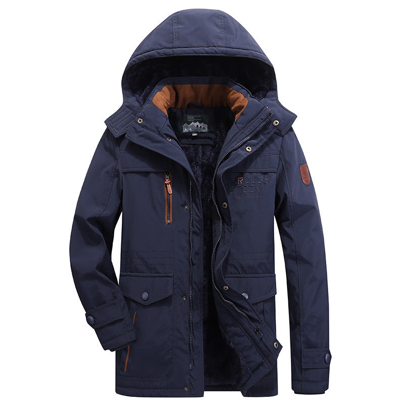 Ultimate Waterproof Hooded Winter Jacket for Men - Large Size