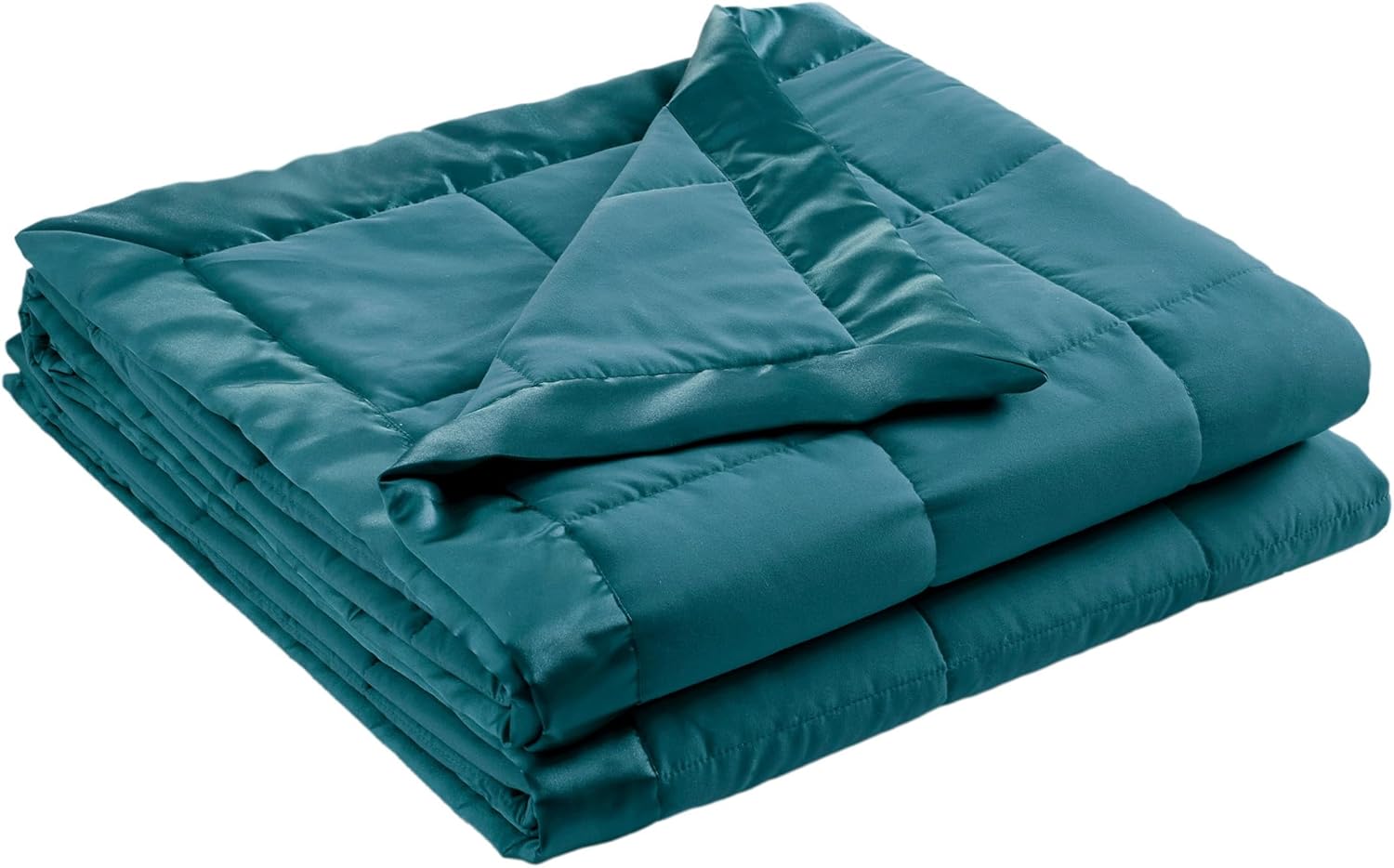 Lightweight Down Alternative Blanket with Moisture-Wicking – All Season Bed Cover with Satin Trim