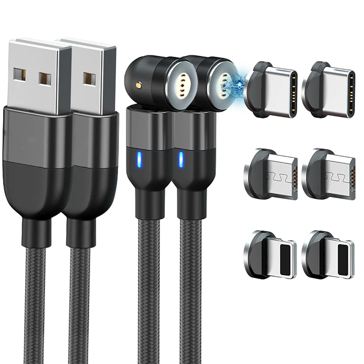 3.0 Charging Cable for iPhone, Android, and Type C Devices