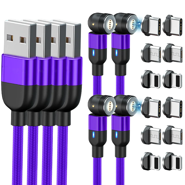 3.0 Charging Cable for iPhone, Android, and Type C Devices