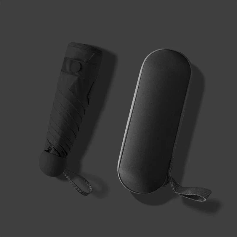 Compact and Lightweight Folding Umbrella – Strong Waterproof Design with 6 Reinforced Ribs