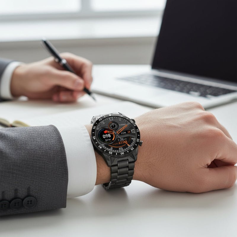 ElegancePro Bluetooth Smartwatch with Touchscreen Display