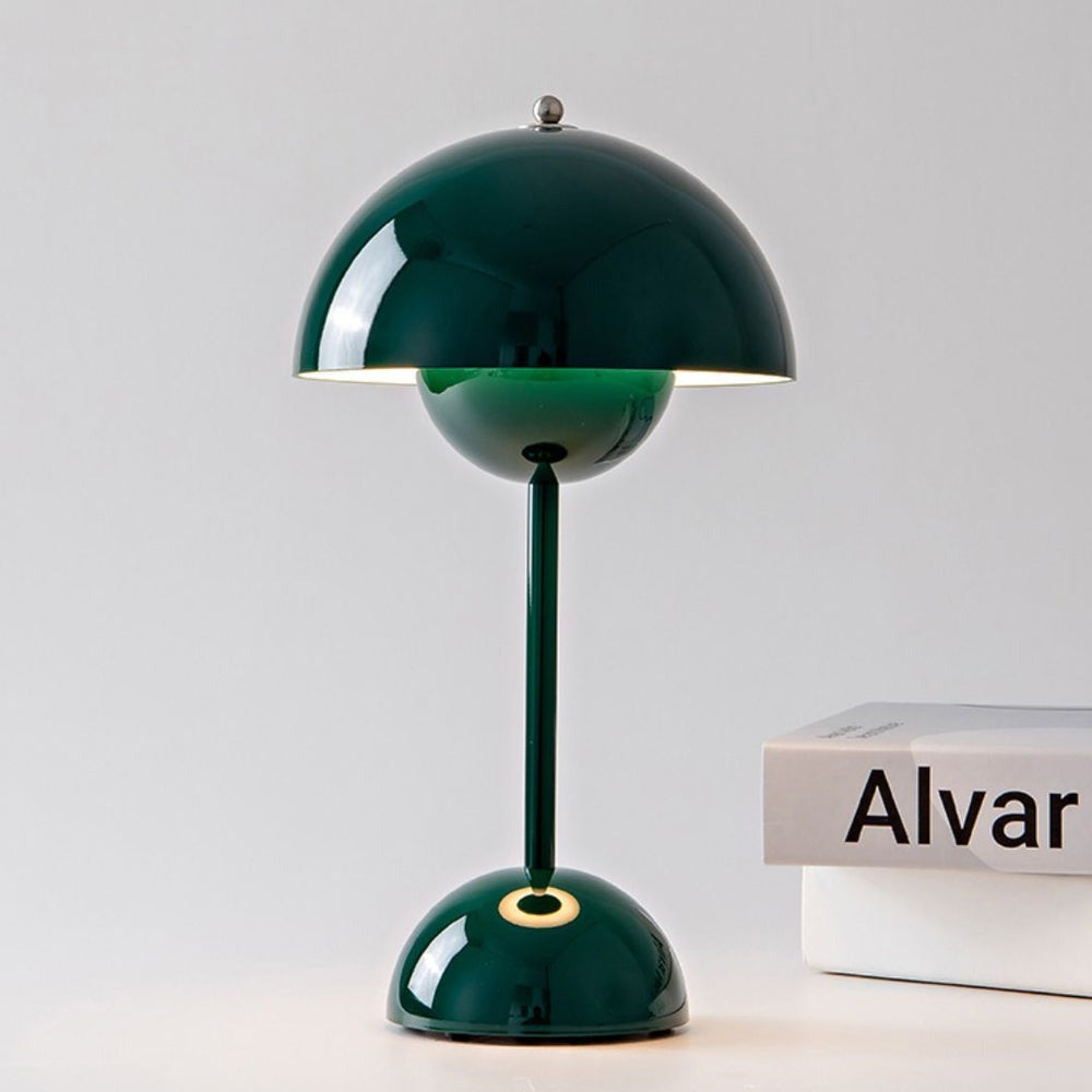 Wireless LED Table Lamp | Touch Dimming & Adjustable Brightness | Lacquered Stainless Steel | Portable & Stylish Design