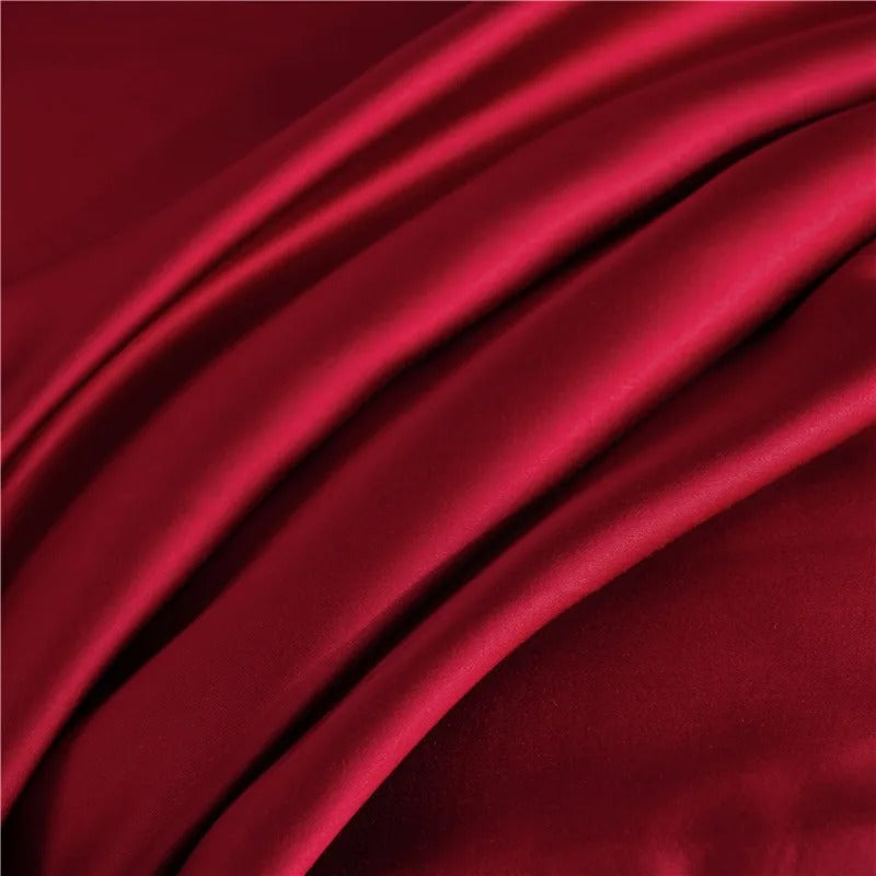 Luxurious Solid Color Silk Duvet Cover for Ultimate Comfort