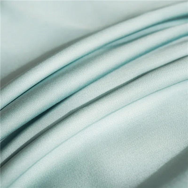 Luxurious Solid Color Silk Duvet Cover for Ultimate Comfort