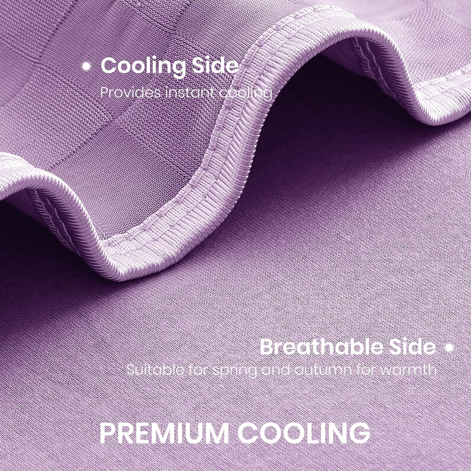 Cooling Blanket with Arc-Chill Fabric Technology for Hot Sleepers - Soft & Lightweight