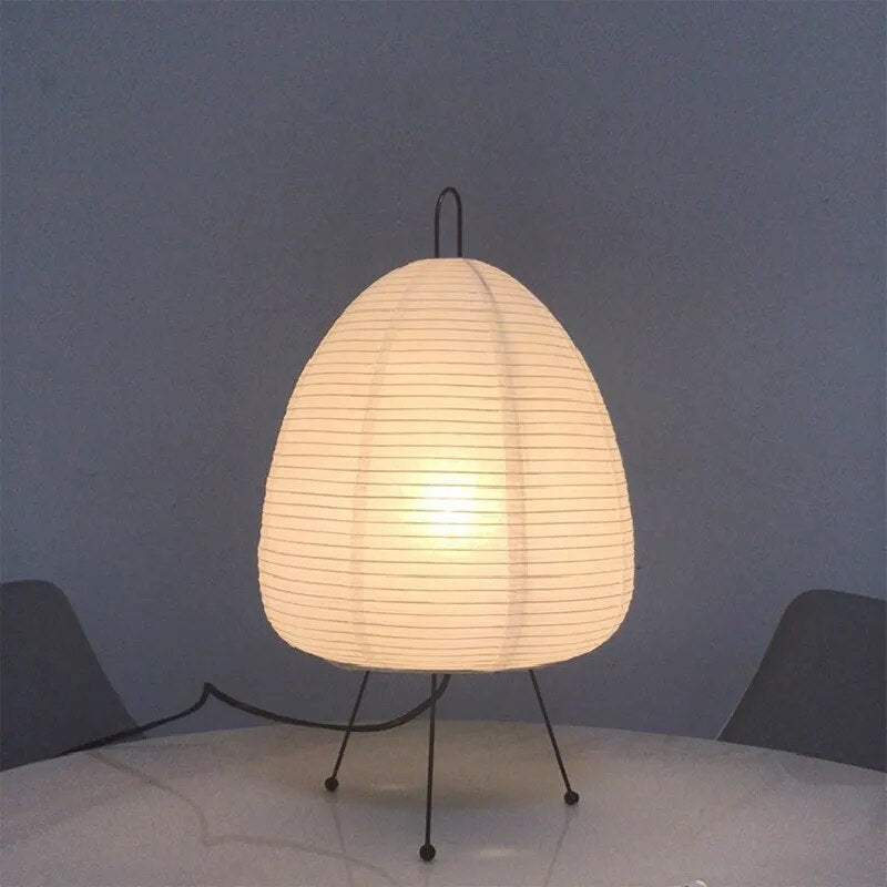 Serene Japanese-Inspired LED Lamp with Stylish Shade