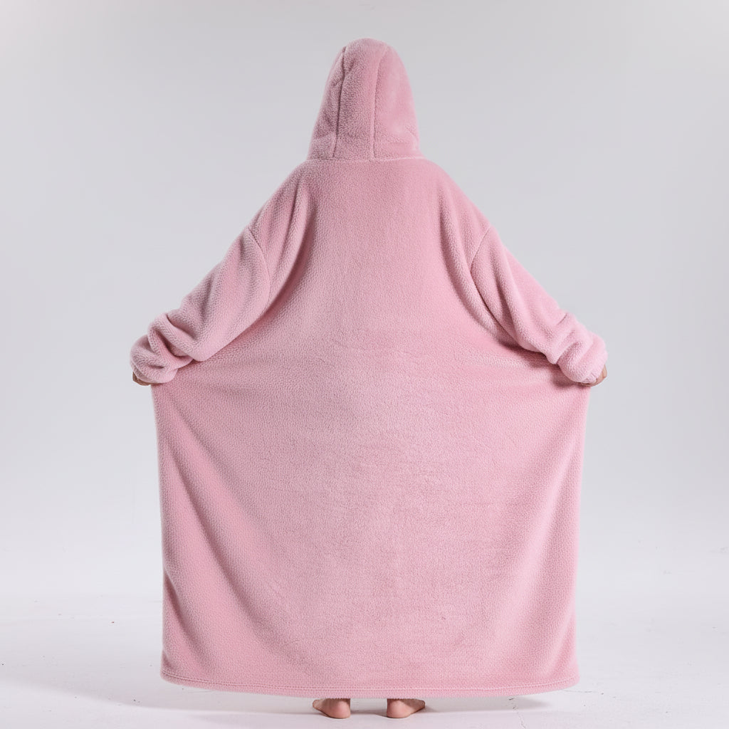 Cozy All-in-One Hoodie Blanket for Adults on Chilly Days