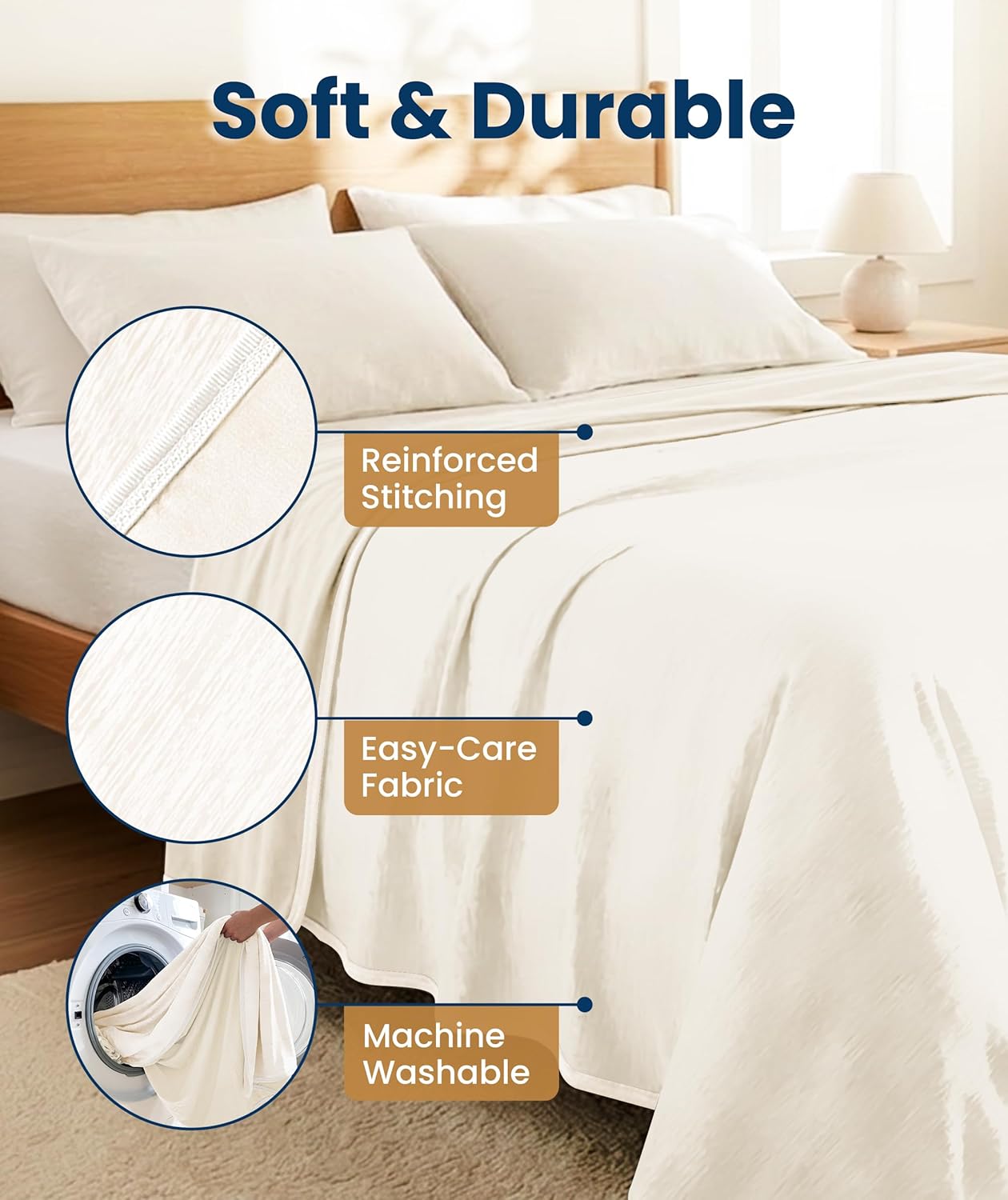 Breathable Cooling Blanket for Warm Sleepers – Lightweight Comfort Throw