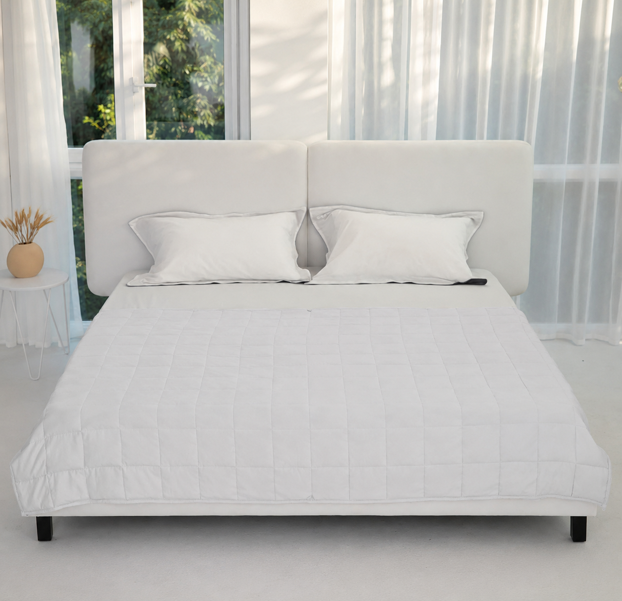 Cooling Weighted Blanket for Adults | Breathable All-Season Comfort