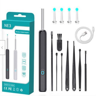 1080P Wireless Ear Wax Removal Kit - Camera Otoscope Tool for iPhone, iPad, Android