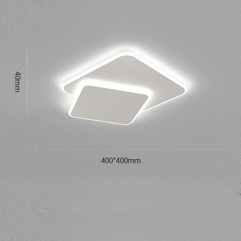 20'' LED 1-Light Geometric Shapes Flush Mount Lights Modern LED Metal Acrylic Geometrical Modern Style Flush Mounts Semi Flush Mounts-dazuma