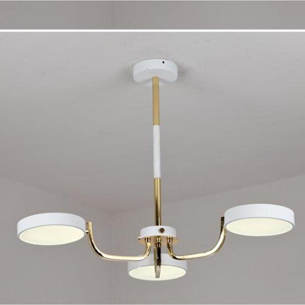 3-Light Circular LED Modern Kitchen Pendant Chandeliers Lighting