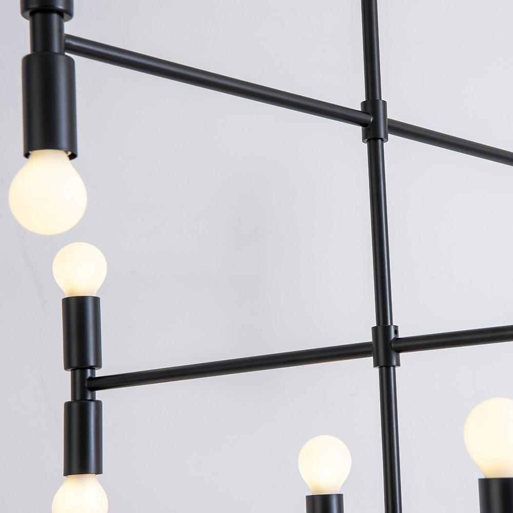 12 Bulbs Adjustable Modern Pendant Lights - LED Taavita Metal Design