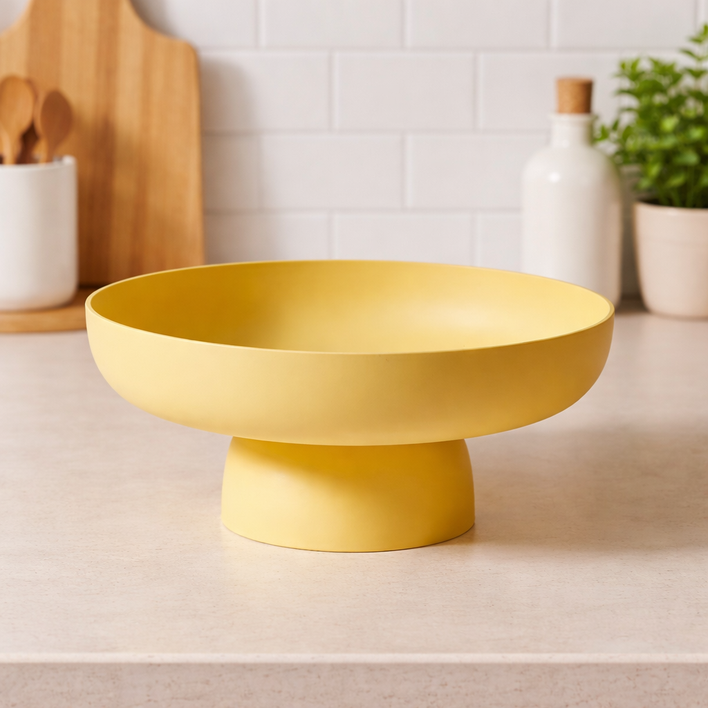 Elevated Ceramic Fruit Display Bowl for Stylish Storage