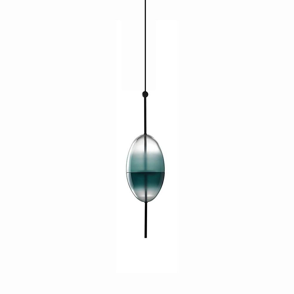 4'' LED 1-Light Color Gradient Eye Protection Mini Style Pendant Light Modern Artistic Glass Metal Mini Geometrical Cone Island Lights-dazuma