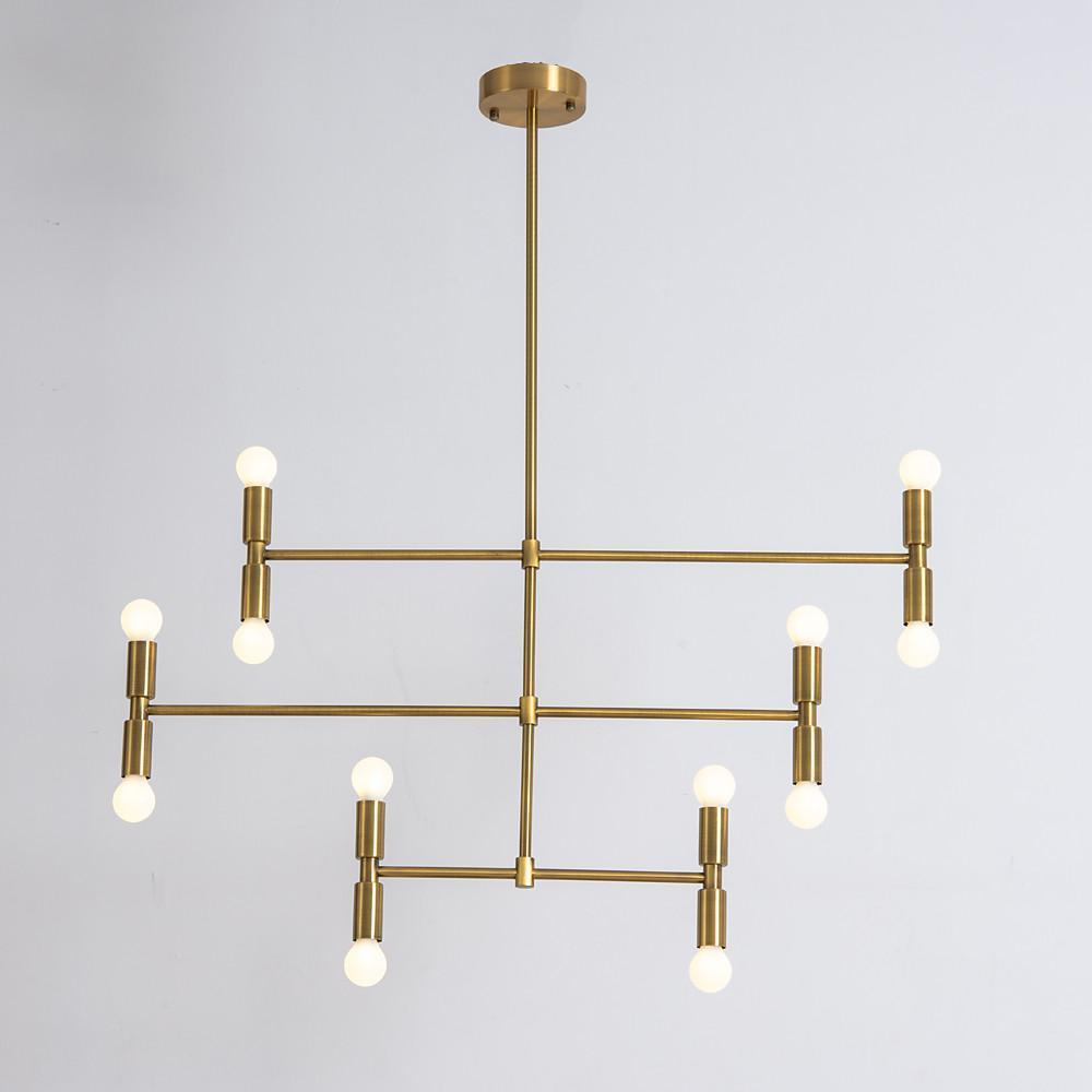 12 Bulbs Adjustable Modern Pendant Lights - LED Taavita Metal Design