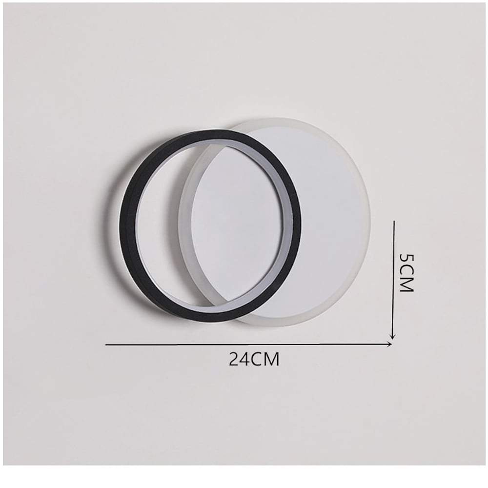 2 Square LED Acrylic Reflective Flush Mount Ceiling Light Design